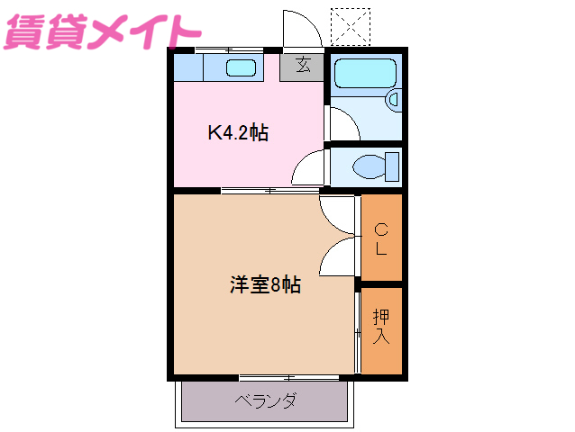 リベラル明野の間取り