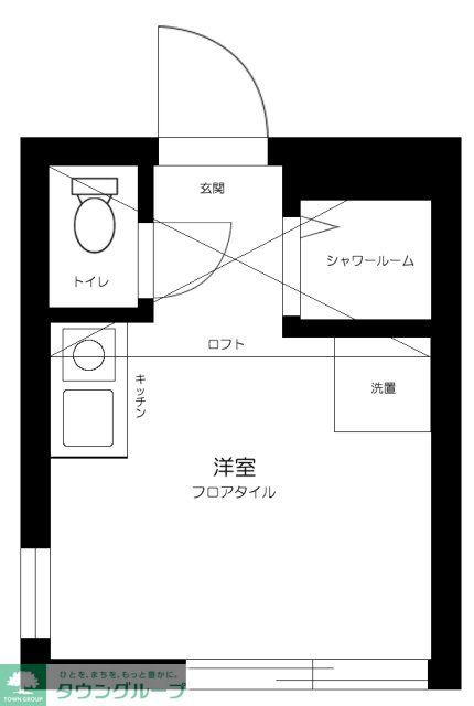 杉並区久我山のアパートの間取り