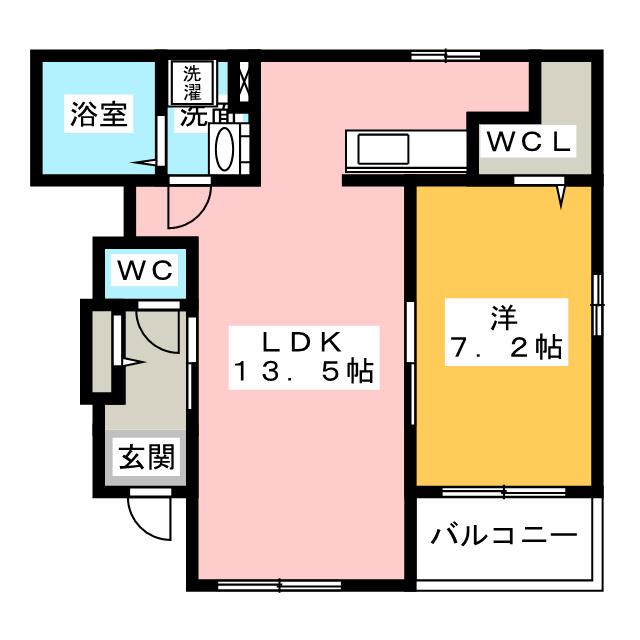 マスコッタ　レイールＡの間取り