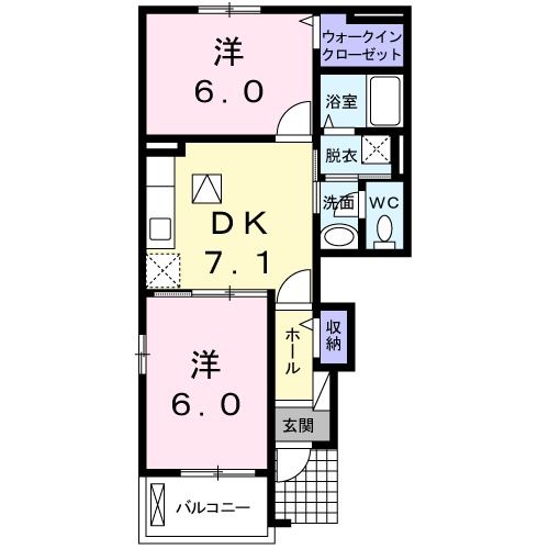 グランソレイユの間取り