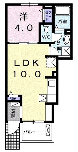 [家電付き] サリーレKIの間取り