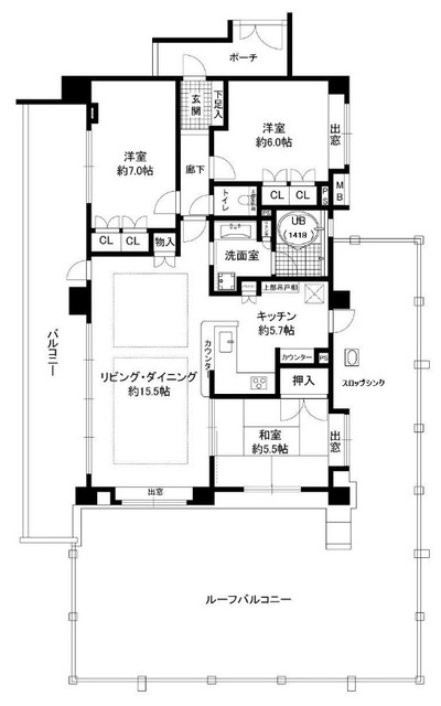 レーベンハイム柏の間取り