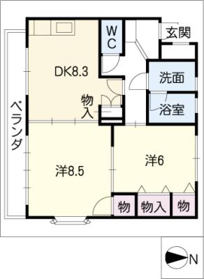 エレンシアールの間取り