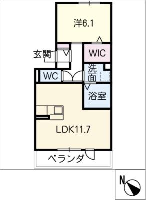 ファミール太鼓田の間取り