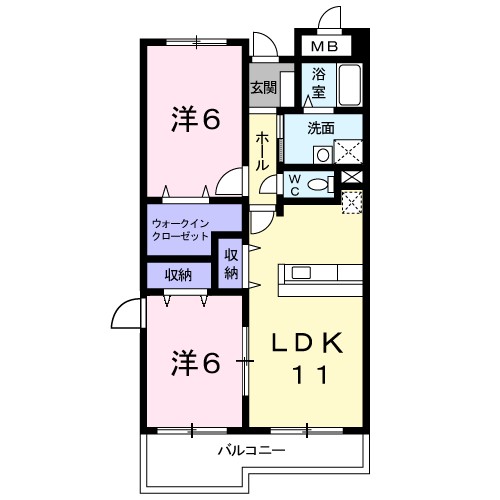 サンセール・辻の間取り