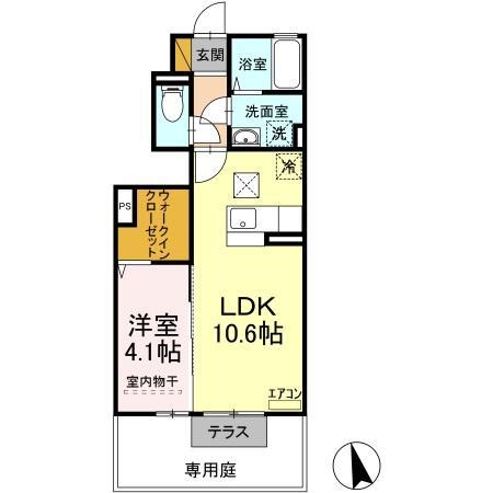 市原市青柳のアパートの間取り