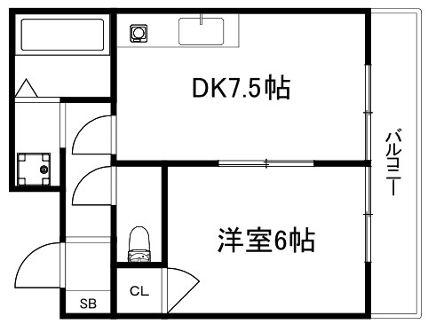 ＫＯＫＯＲＯ岡崎ＢＬＤＧの間取り