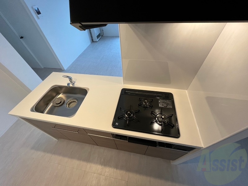 キッチン　システムキッチンなので、すぐお料理に使えます！