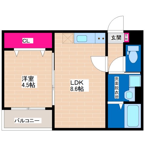 Primo Casa TSの間取り写真