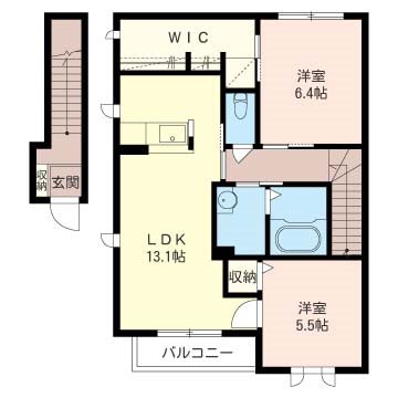 2LDK Apartment in Chuo-ku, Chiba, Chiba — photo 2 of 3