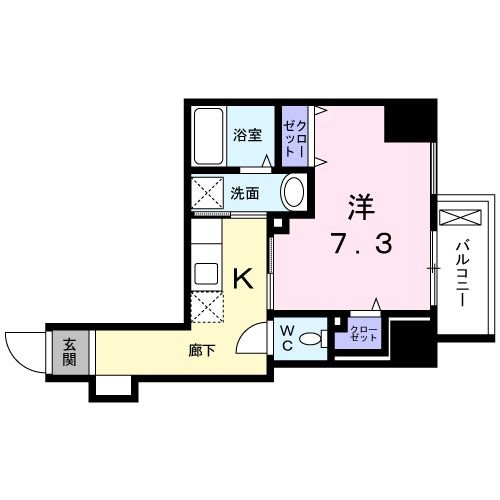 都営新宿線 西大島駅 徒歩4分 11階建 築11年の間取り写真