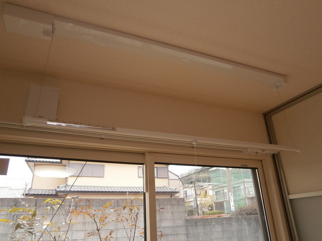 その他設備　室内物干し