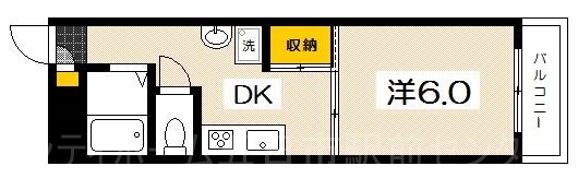 ヴィラ楽々園の間取り写真