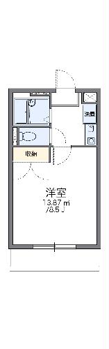 【レオパレスＳｔ．Ｌｅａｆ１号館の間取り】