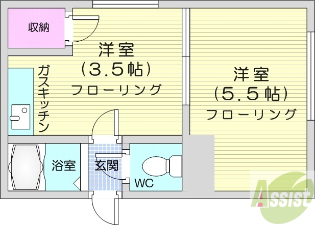 グレースMSの間取り