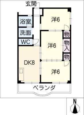 ファミール上松の間取り