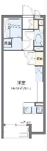 【ミランダエクレール沖代の間取り】