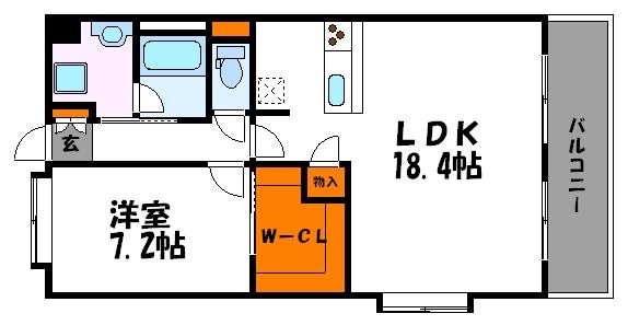 ヘスティア大濠の間取り