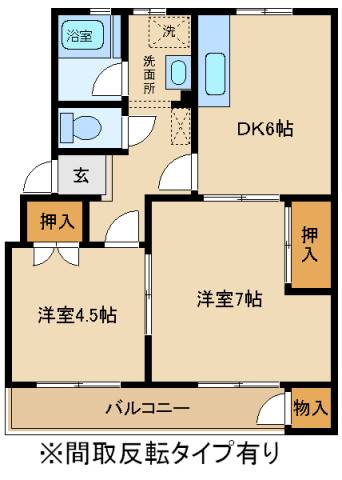 和田橋ハイツの間取り