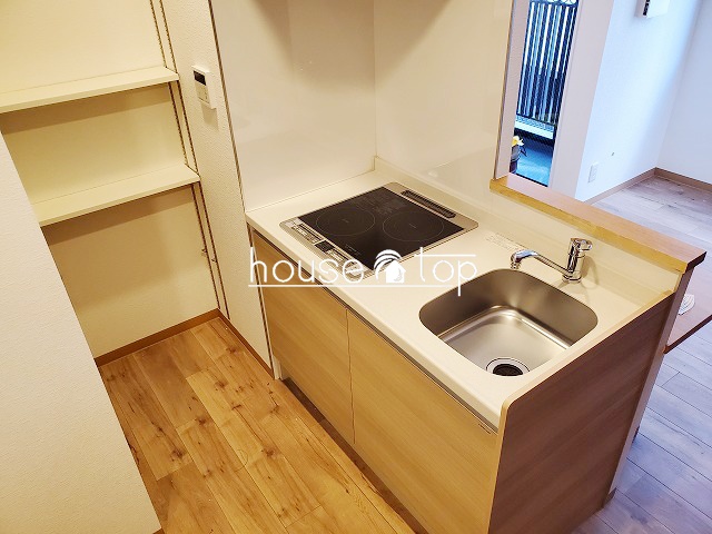 キッチン　2口コンロ付システムキッチン