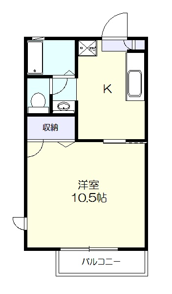 KMハイツの間取り