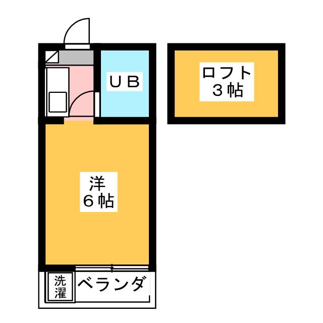 パレス鷹の台の間取り