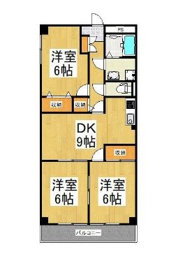 取手市井野台のマンションの間取り