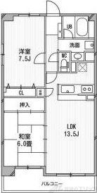 フォンティーヌ江坂の間取り