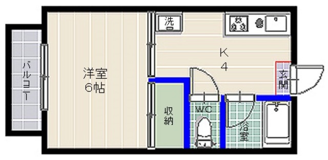 メーゾンロゼットAの間取り