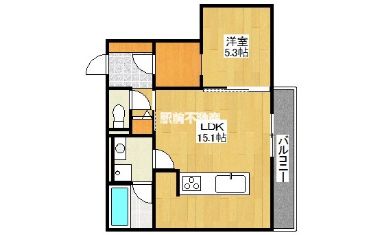 （仮）Ｄ－ｒｏｏｍ鍋島２丁目の間取り