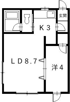 ＡＲＭしんとく１の間取り