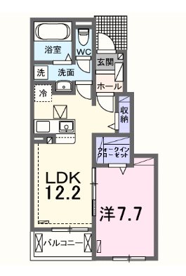 アザレアハウス篠栗の間取り