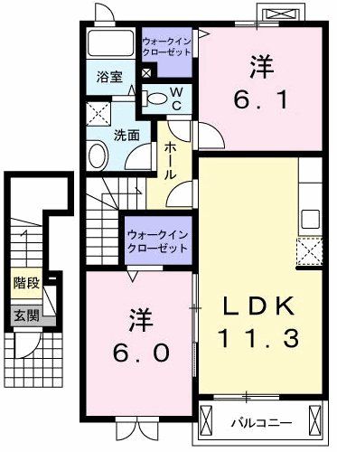 クラール・ブリーゼIIの間取り