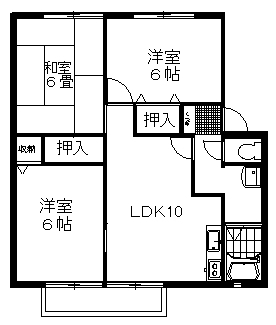 ベルデュールサンライフの間取り