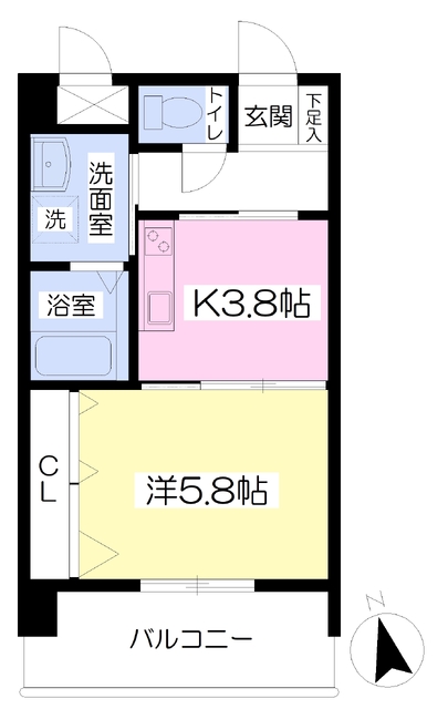 シーサイド花見の間取り