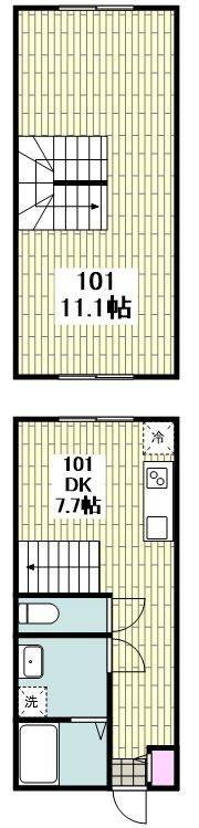 仮）ハーミットクラブハウスｍｉｘ京急鶴見の間取り