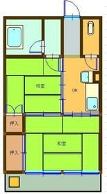 岐阜市六条東のアパートの間取り