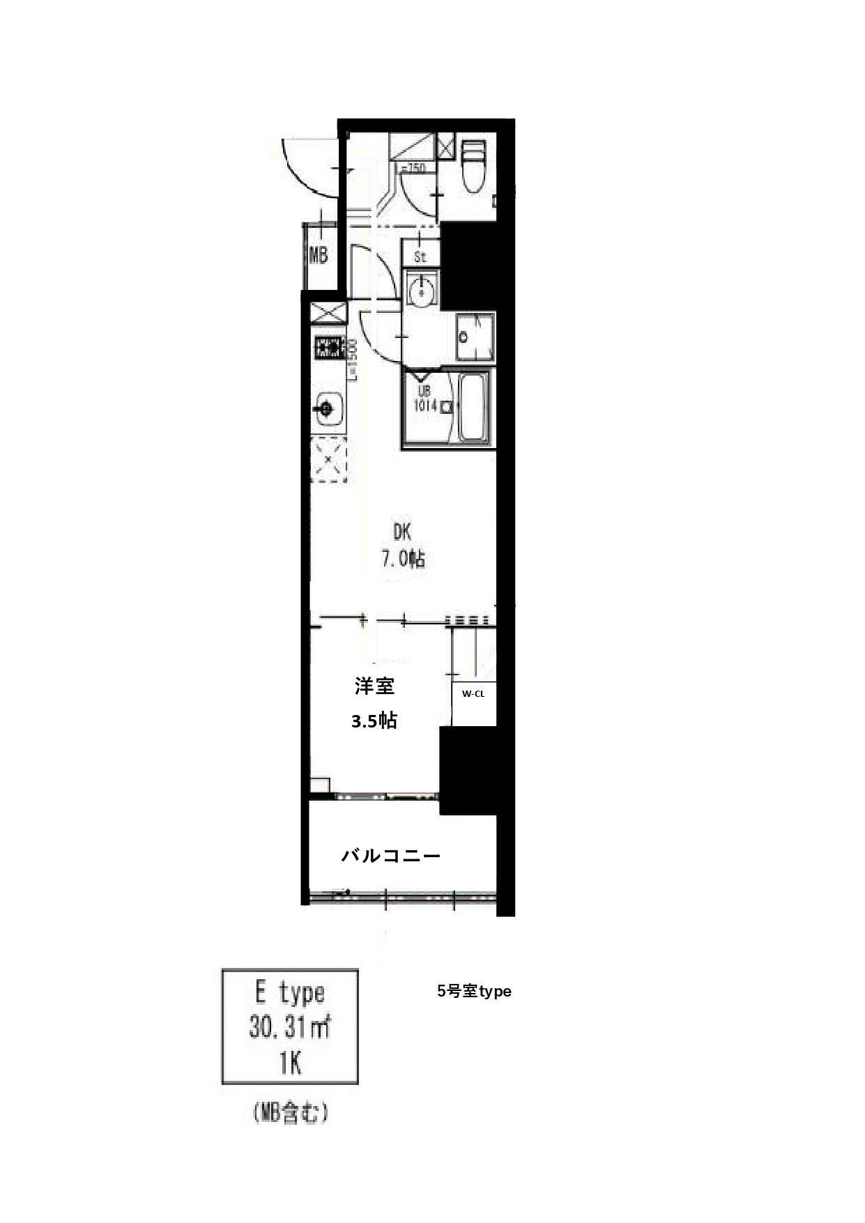 【大阪市福島区玉川のマンションの間取り】