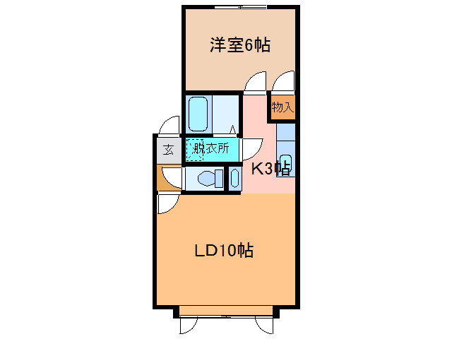 【アペックスVIIの間取り】