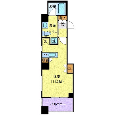 メゾンビスタ渋谷宇田川の間取り