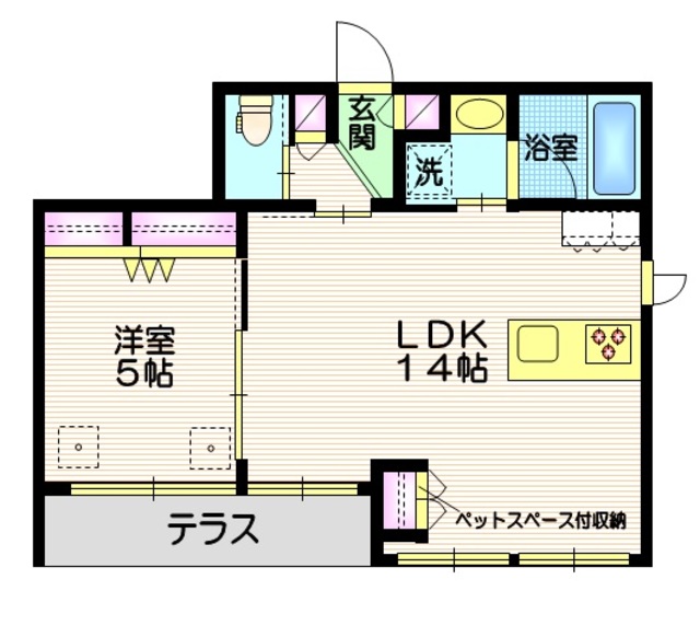 品川区大崎のマンションの間取り