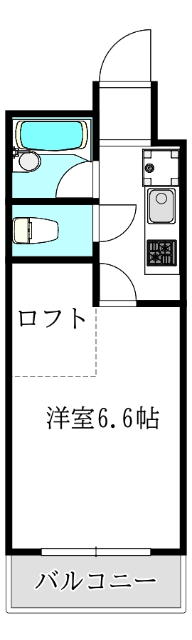 プロスパーコート鶴橋の間取り