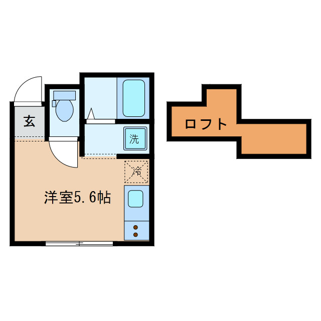 三重郡川越町大字高松のアパートの間取り