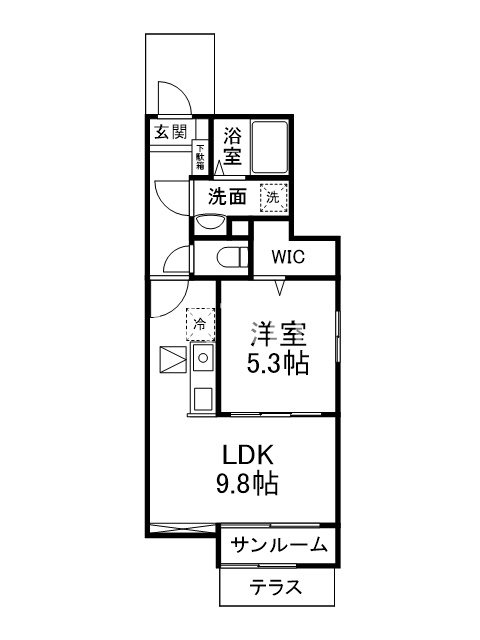 Ｋ．Ｔｒｉｎｉｔｙの間取り