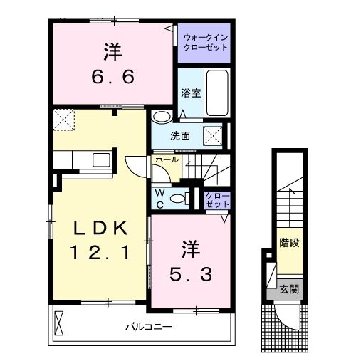 メゾンＡＳＡ　IIの間取り