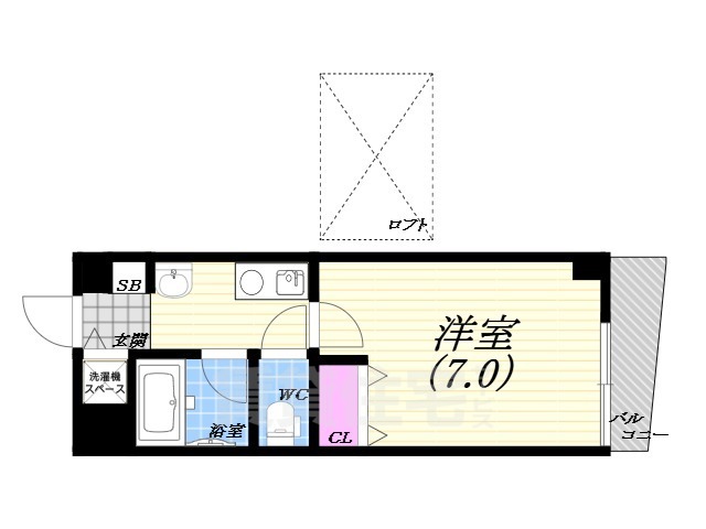 エスポワール西宮の間取り