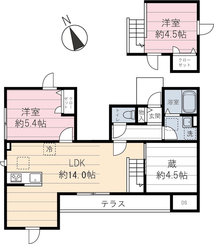 パーシモン栄の間取り