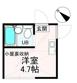 練馬区下石神井のアパートの間取り