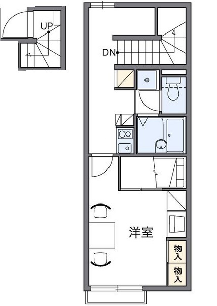 レオパレス松木の間取り