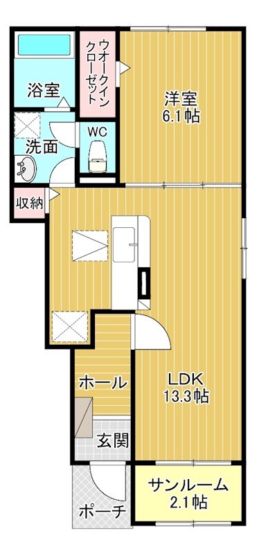 カーサ　セレノの間取り